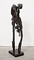 Danish artist TEJN (welded iron sculpture) Person holding gun formerly used in the Danish resistance during WW2 (2013)