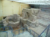 Termes romanes de Sant Boi de Llobregat, vistes des del carrer.