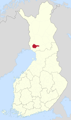 Location of Tervola in Finland