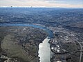 Thumbnail for File:The Dalles, Oregon from the air.jpg