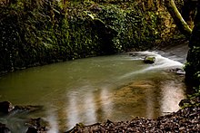 Sungai Bourne dalam aliran penuh - geograph.org.inggris - 1095871.jpg