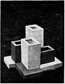 Th. van Doesburg. Garden Sculpture (Vases). 1919.