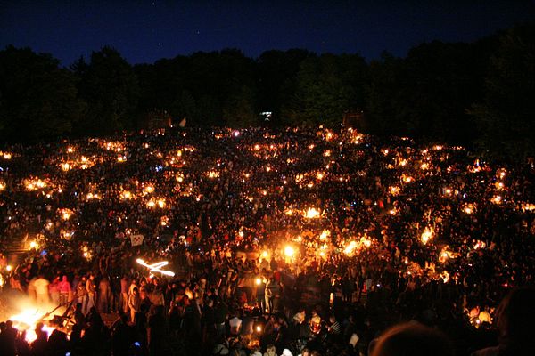 Walpurgisnacht at the open-air theatre in Heidelberg