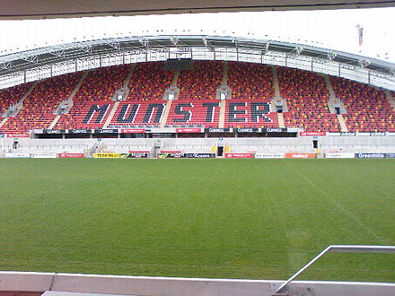 Thomond Park is the home grounds of Munster Rugby