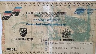 1991 European Cup Final Football match