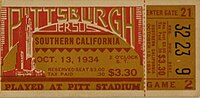 Miniatuur voor Bestand:Ticket stub for October 13, 1934 Pitt versus USC football game.jpg