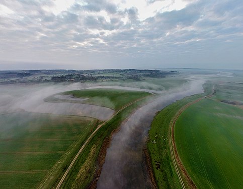 Die Treene im FFH-Gebiet Treene Winderatter See bis Friedrichstadt und Bollingstedter Au