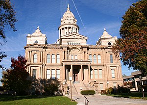 County courthouse in Troy