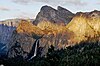 Yosemite valley, sight upon first emerging from the tunnel entrance