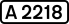 UK road A2218.svg