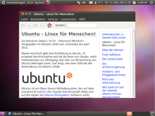 Bildschirmfoto von Ubuntu 10.04 „Lucid Lynx“