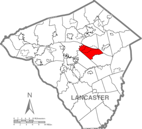 Plassering av Upper Leacock Township