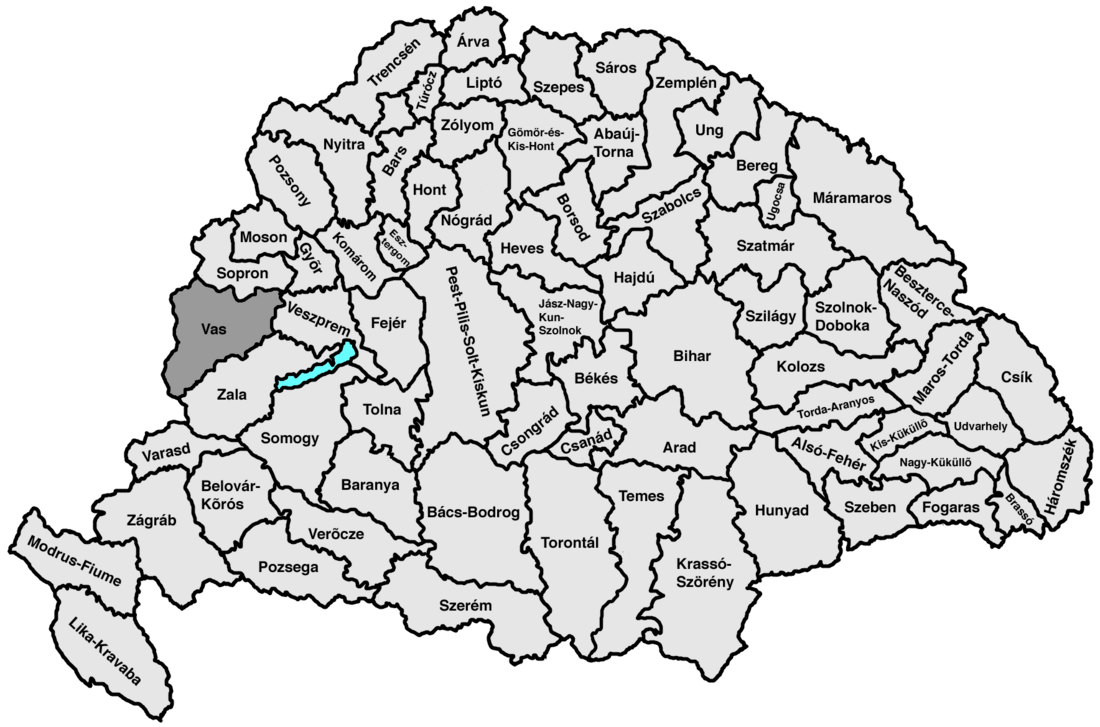 Vas County (former)