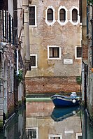 A city inner channel. Venice, Italy 2009