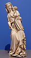 Room 40 - Ivory statue of Virgin and Child, who is crushing a dragon under her left foot from Paris, France, 1310-1330 AD