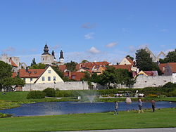 Stari dio grada Visbyja s parkom Almadalen