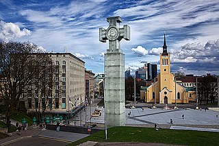 <span class="mw-page-title-main">Freedom Square, Tallinn</span> Square in Tallinn, Estonia