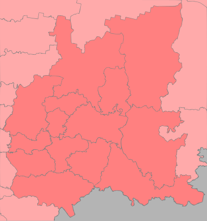 Location map Pavolgio federalinė apygarda