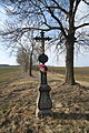 Čeština: Kříž v Kostníkách, okr. Třebíč. English: Wayside cross near Kostníky, Třebíč District.