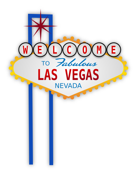 vegas sign vector