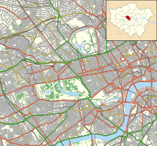 Middlesex Hospital is located in City of Westminster