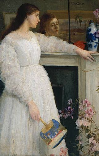 <i>Symphony in White, No. 2: The Little White Girl</i> Painting by James Abbott McNeill Whistler