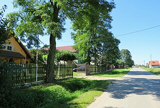 Złotopolice Village in Masovian, Poland