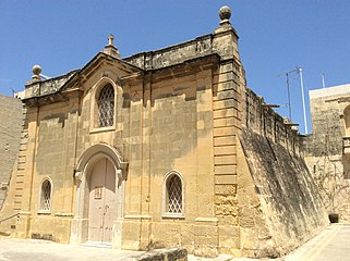 Buttress at Our Saviour's Chapel, Żejtun, Malta