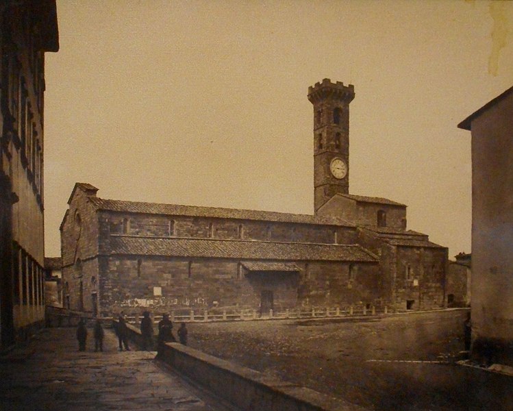 File:"Cathedral of Fiesole" (photo 1860-1865) - Naples, private collection - Exhibition "Alphonse Bernoud, pioneer of photography", up to September 25, 2018 at Carthusian monastery and museum of San Martino in Naples (42383846150).jpg