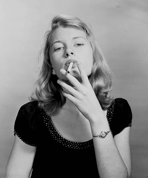 File:"Cigarette girl" (8969352345).jpg