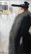 Femme à Montmartre ( Woman in Montmartre) by Carl Dørnberger