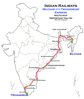 Thiruvananthapuram–Silchar Superfast Express