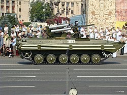 БМП-1У «Шквал» під час параду до Дня Незалежності, Київ, 2008 рік.