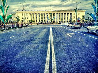 Fergana City in eastern Uzbekistan