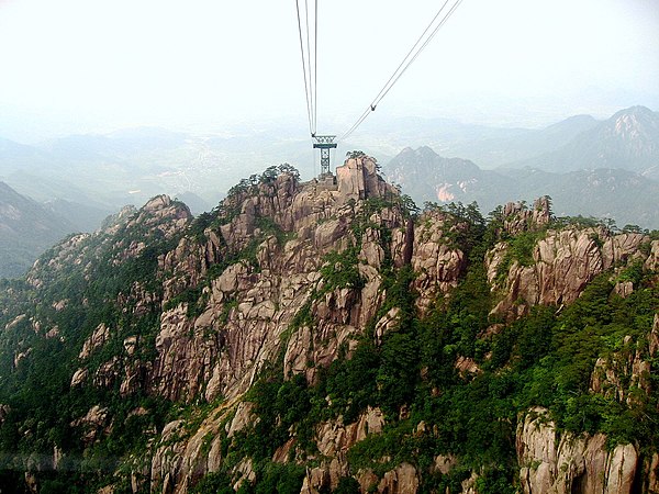 View from a cable car