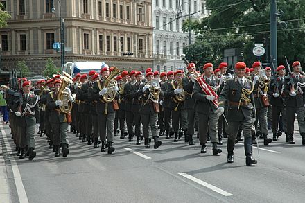 The Gardemusik Wien at the 34th Austrian Brass Music Festival