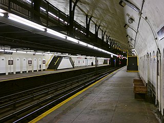 <span class="mw-page-title-main">181st Street station (IND Eighth Avenue Line)</span> New York City Subway station in Manhattan