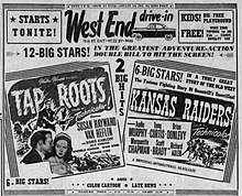 1956 - West End Drive-In-Werbung - 29. Juni MC - Allentown PA.jpg