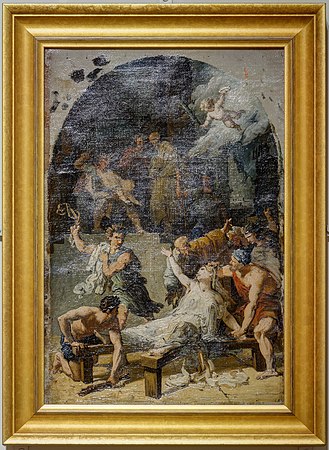 Étude pour le "Martyre de Saint Cyr et de Sainte Juliette, sa mère", par François-Joseph Heim.