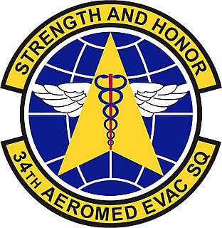 <span class="mw-page-title-main">34th Aeromedical Evacuation Squadron</span> Military unit