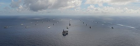 Fail:42_ships_&_subs_from_15_nations_in_close_formation_during_RIMPAC_2014.jpg