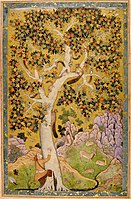 6Abu'l Hasan Squirrels in a Plane Tree, ca. 1610, India Office Library and Records, London.jpg