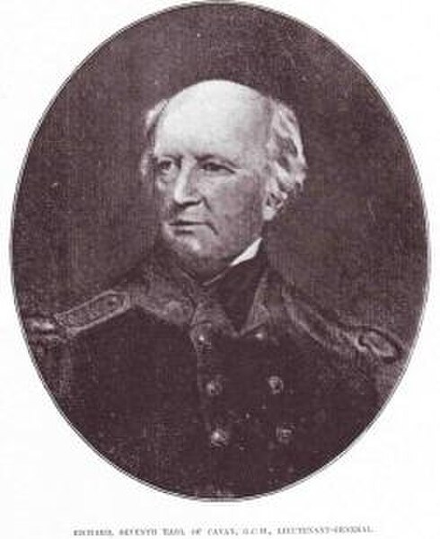 Richard Lambart, 7th Earl of Cavan, Colonel of the regiment during the Napoleonic Wars