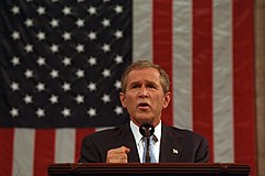 911- President George W. Bush Addresses Joint Session of Congress, 09-20-2001. (6124236009).jpg