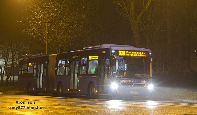 Volvo 7900A busz a vonalon