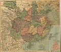 1894年中國內地會出版的中國地圖，將西藏視為獨立政體