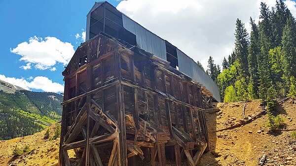 An abandoned mine in Silverton