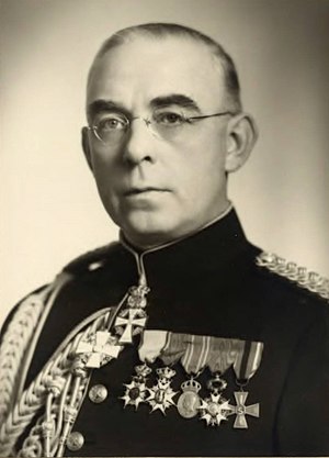 Lt Col Adlercreutz, credited with the formation of the General Security Service in 1938