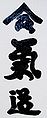 Aikido shown in kanji