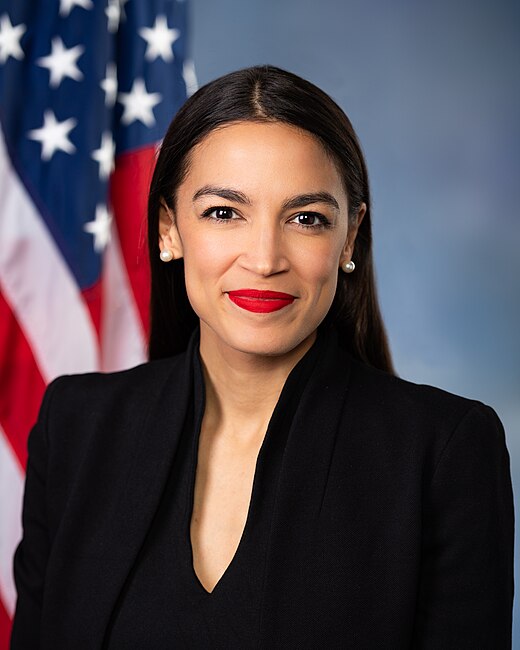 U.S. Representative Alexandria Ocasio-Cortez (NY), also known as AOC, representing parts of The Bronx and Queens, became at age 29, the youngest woman ever to be elected to Congress in November 2018.